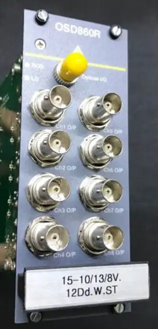 Optical Systems Design Osd860R Digital Video Data Audio Multiplexer