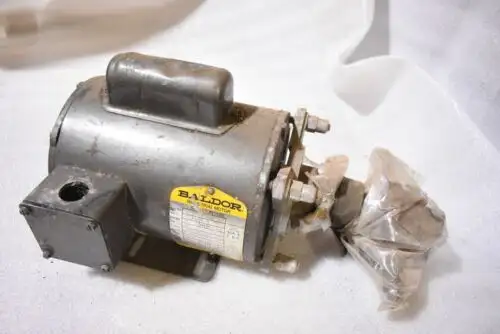 Baldor Reliance L1209 General Purpose Motor 118/208-230V W/ Oberdorfer Gear Pump