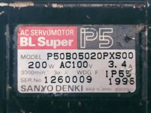 Sanyo Denki Servo Motor P50B05020Pxs00