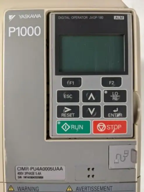Yaskawa Cimr-Pu4A0005Uaa P1000 Drive