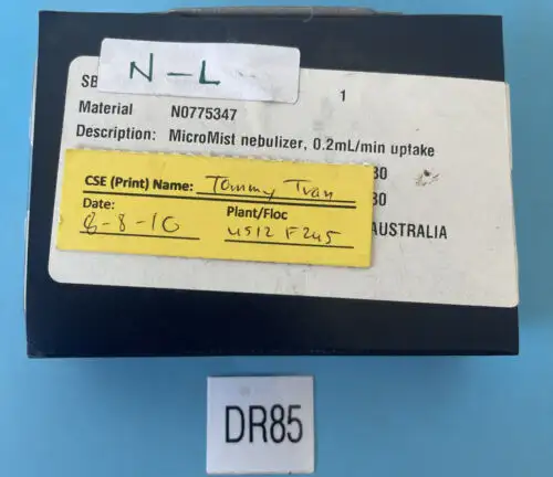 Brand Sealed Perkin Elmer Micromist Neb- 3000Xl/Dv 0.2Ml/Min Uptake N0775347