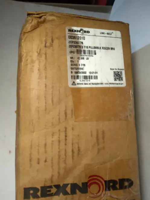 1 Rexnord Zep230778 Pillow Block Roller Bearing Unit Nib