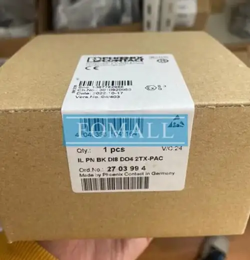 For Phoenix Contact Bus Coupler Pn Bk Di8 Do4 2Tx-Pac 2703994