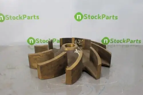Unmarked A6208 10 Vane 18.00" Bronze Impeller 9324 Usnt - Pump Impeller