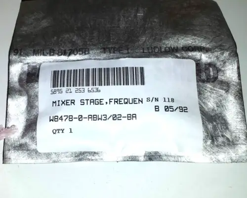 Lockheed Canada Mixer Stage Frequency Sx83-3774 6625-01-324-1248