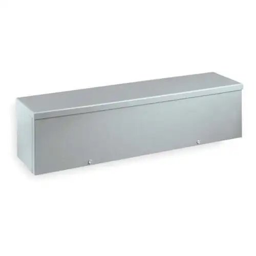 Wiegmann Rscg060636 Wiring Trough Mtllc 6In.Hx 6In.Wx 36In.D