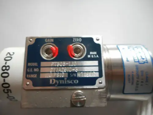 Ge Transductor 277A2910-3 Pt303-1.1C Dynisco Thomassen 3032.1368.030