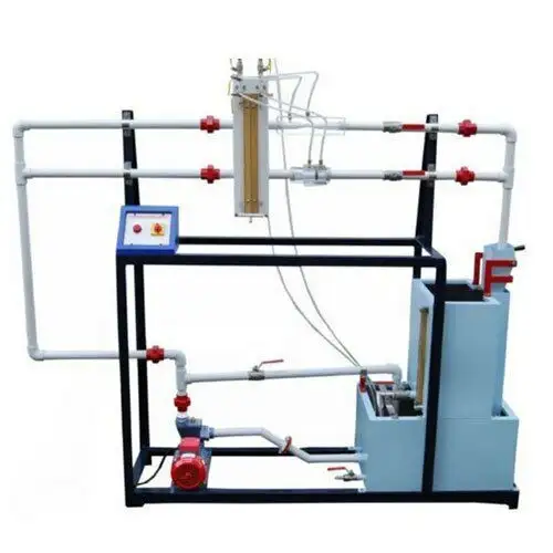 Discharge Through Venturimeter Orificemeter & Rotameter Clear Acrylic Section Ss