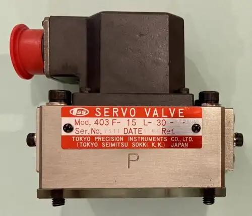 Tokyo Precision Instruments Tss Servo Valve 403F-15 L-30-14.100