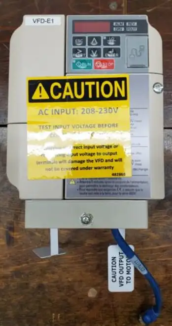 Yaskawa V-1000 Series Cimr-Vu2A0010Faa. Vfd With Manuals.