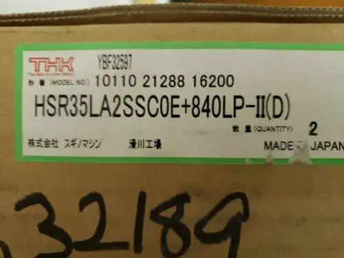 New Thk Hsr35La2Ssc0E+840Lp-Iid Linear Bearing Lm Guide Set Sugino Cnc Machine