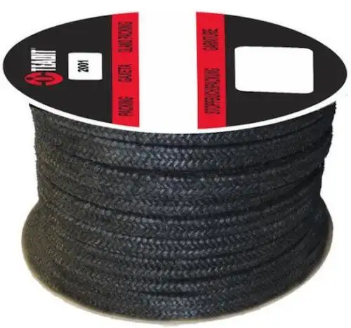 Teadit Style 2001 3/4" 13# 13Lb Spool Graphite Filled Packing Graphite Yarn