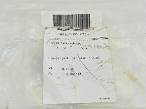 Conductive Infrared Light Cutoff Filter Snap On Heat Tempered 5855012951700