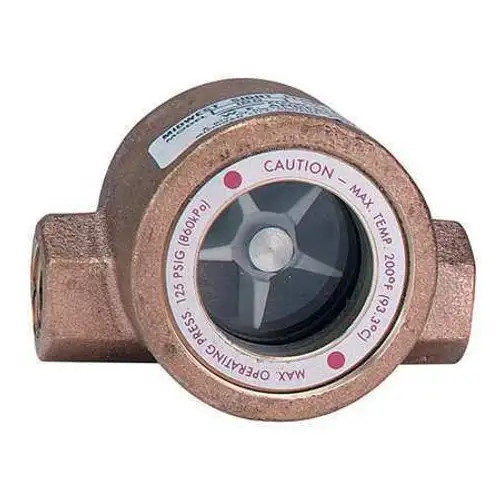 Dwyer Sfi-100-1-1/2 Single Sight Flow Indicator Brnz 1-1/2In