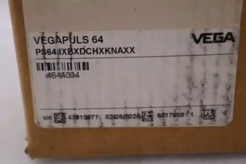 New Vegapuls64 Level Liquid Measurement Sensor Ps64.Ixbxdchxknaxx Stock 2981