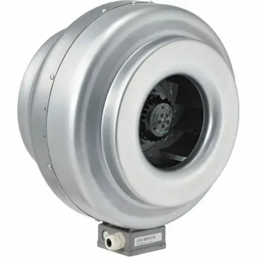 New 12" Inline Duct Fan - Galvanized Steel - Energy Star Rated - 930 Cfm