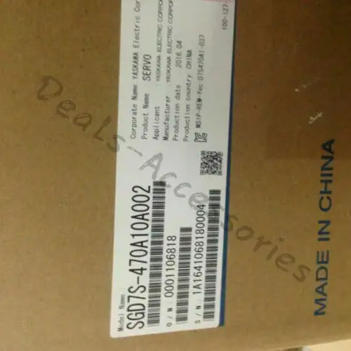 New In Sgd7S-470A10A002 Servo Driver Yaskawa