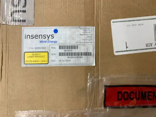 Moog Insensys Wind Energy Env-1020-422 99.00016 Class 1 Laser