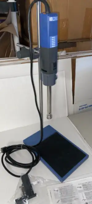 Ika T25 Homogenizer W/ S25N-25G Dispersing Element /Tool And Stand To 25000 Rpm