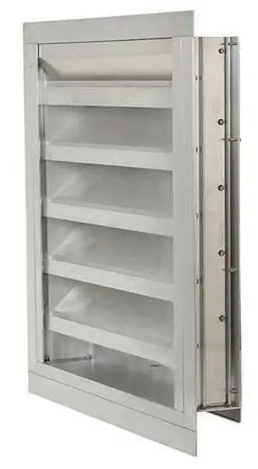 Dayton 20Ua49 Intake Louver Fixed Drainable 42H X 30W