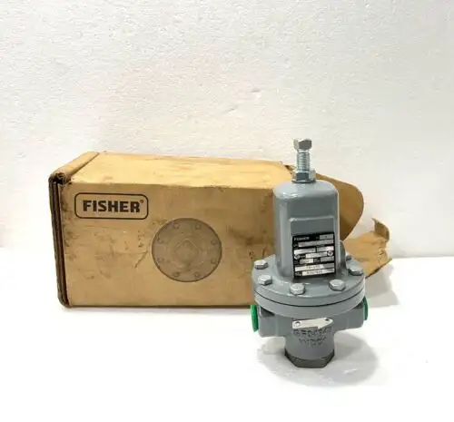 Fisher Mr95H Pressure Regulator Valve 300 Psi Spring Range 70-150 Max Temp 450F