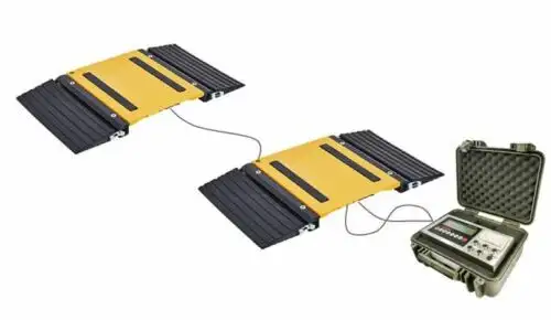 Heavy Duty Portable Truck Axle Scale W/Ramps Truck Axle Wheel Weighing Scale