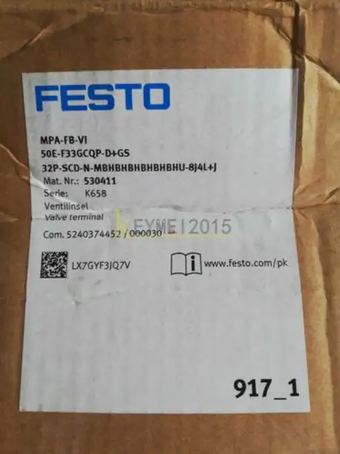 Mpa-Fb-Vi/50E-F33Gcqp-D+Gs Mpa-Fb-Vi / 50E-F33Gcqp-D+Gs 530411 Festo