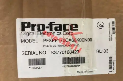 One Pro-Face Industrial Personal Computer Pfxpp170Ca66K00N00