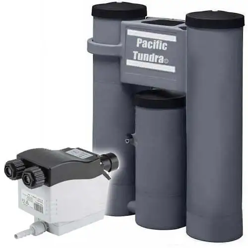 Separador de aceite y agua de condensado Dispositivo de tratamiento con drenaje combinado - 148 Cfm