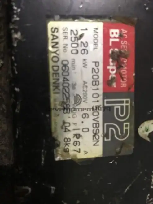 Sanyo Servo Motor P20B10150Vbs2N