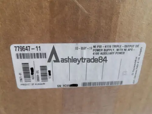 Ni Pxi-4110 Programmable Dc Power Supply Card Pxi-4110 779647-10