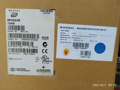 Mp45A4 Control Techniques Mentor Mp Dc Drive Two Quadrant 380/480 Vac 45A 15Kw