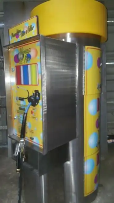 Car Wash Equipment Gas Station. Vacuum And Air Combination