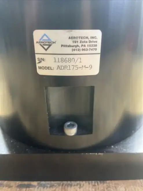 Aerotech Rotary Stage Model Adr175-M-9.