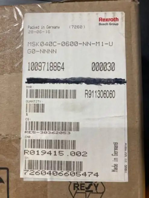 Rexroth Msk040C-0600-Nn-M1-Ug0-Nnnn R911306060 600Vac 3.1A