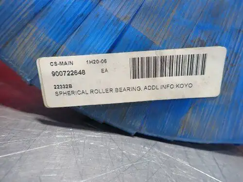 New Koyo 22332B Spherical Roller Bearing