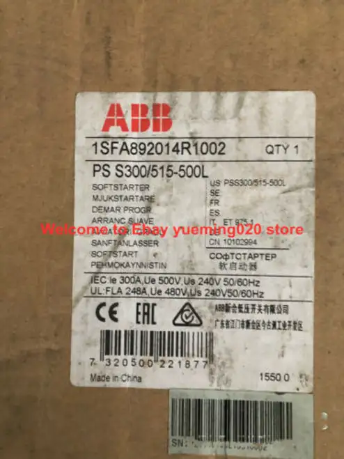 Fig Pss300/515-500L 1Sfa892014R1002 Ps S 300/515-500L Softstarter