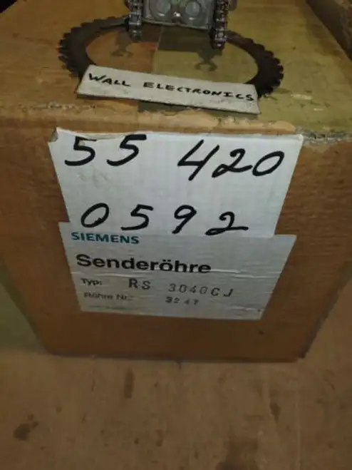Siemens Rs3040Cj Electron Tube = = Rs 3040 Cj