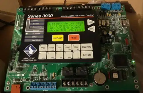 Safetech Wsa S3000 Fire Alarm Panel