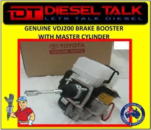 47050-60150 Vdj200 Brake Booster With Master Cylinder. Geunine Toyota Part