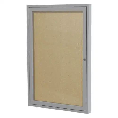 Ghent Pa13636Vx-181 Enclosed Bulletin Board Tack 36X36 In.