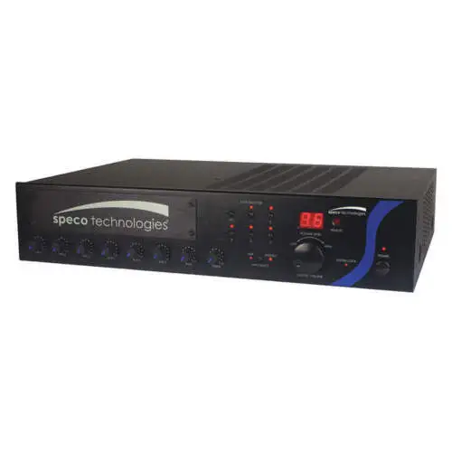 Speco Technologies Pbm60A Pa Amplifier 60W With Ac Power Cord