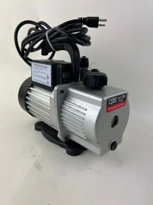 Pro-Set Vacuum Pump: 6 Cfm Displacement 1/2 Hp Hp 1/4 In And 1/2 In Flare/3/8