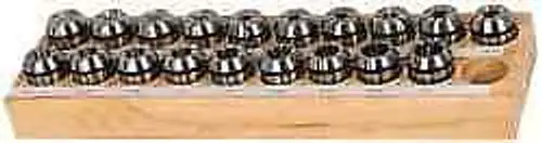 Kennametal 2269972 Collet Set: 19 Pieces Series Er25 1/16 To 5/8" Capacity