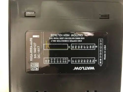One Watlow Control Module Rmsa-Rrra-Aar8