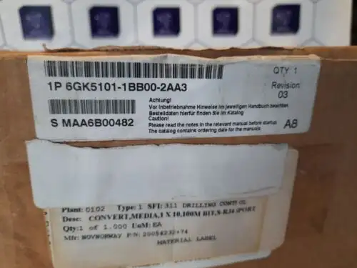 Siemens 6Gk5101-1Bb00-2Aa3 Simatic Net Media Converter Scalance X101-1