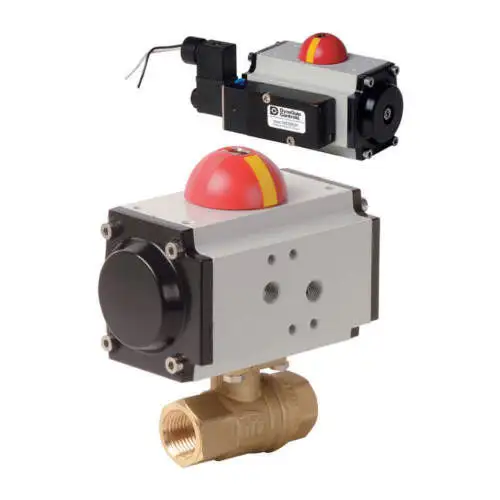 Dynaquip Controls Phg24Atsr05212A Ball Vlv Pneu Actuated Dbl Act 3/4In