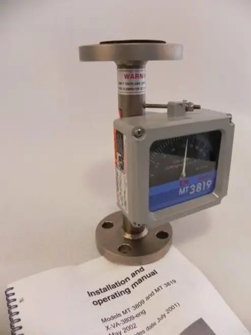 Brooks Variable Area Flowmeter 1" Mt 3819