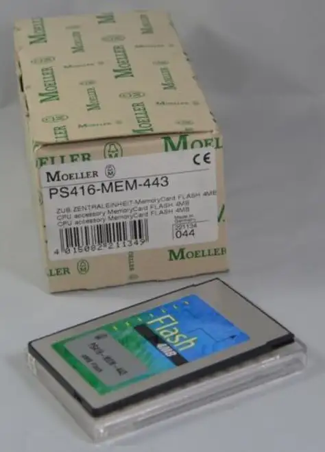 Ps416-Mem-443 Moeller Plc Card Ps416 Mem 443 Cpu Accessory Memorycard Flash 4Mb