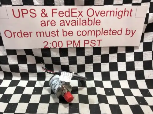 Mks Pressure Switch 1/4" Vcr 500 Torr 41A52Tca2Af100 #1473Q1